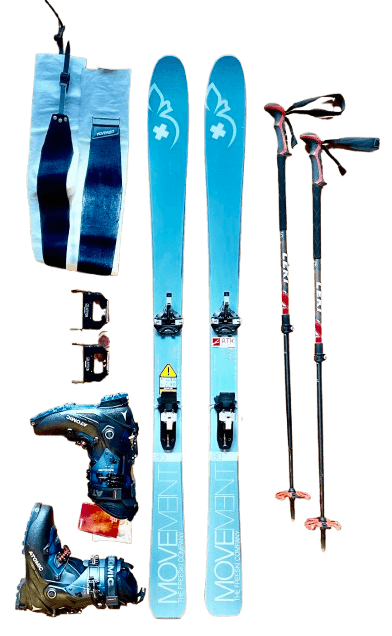 Equipo completo de Esquí Travesía Estandar (solo para nuestros cursos)